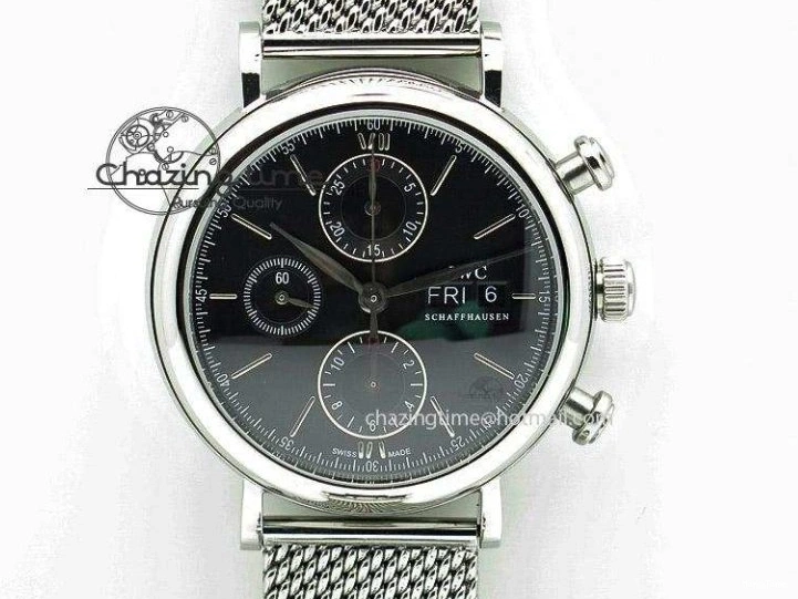 MIROTIME 0807 Affordable Ingeniuer St.Laurens SS Brown Dial MK 1:1 Best Edition On Black Leather Strap A 7365
